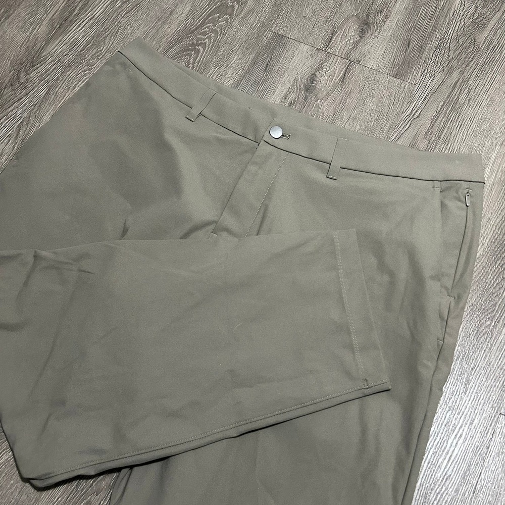 Lululemon ABC Slim Fit Pants 40x25 Green Slim Fit Warpstreme Performance Stretch